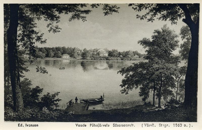 File:Pühajärv_Vaade Sõsarsaarelt_1860.jpg